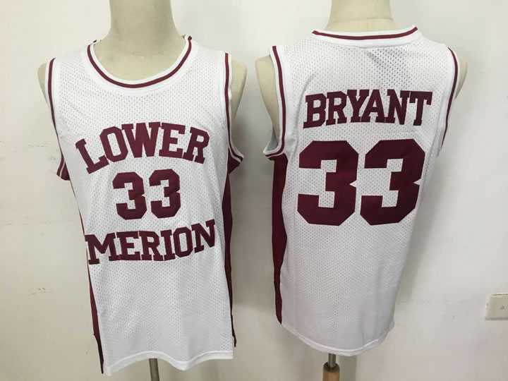 Lower Merion Aces 33 Kobe Bryant White High School Mesh Basketball Jersey,We sell and wholesale Lower Merion Aces 33 Kobe Bryant White High School Mesh Basketball Jersey on line form chian!